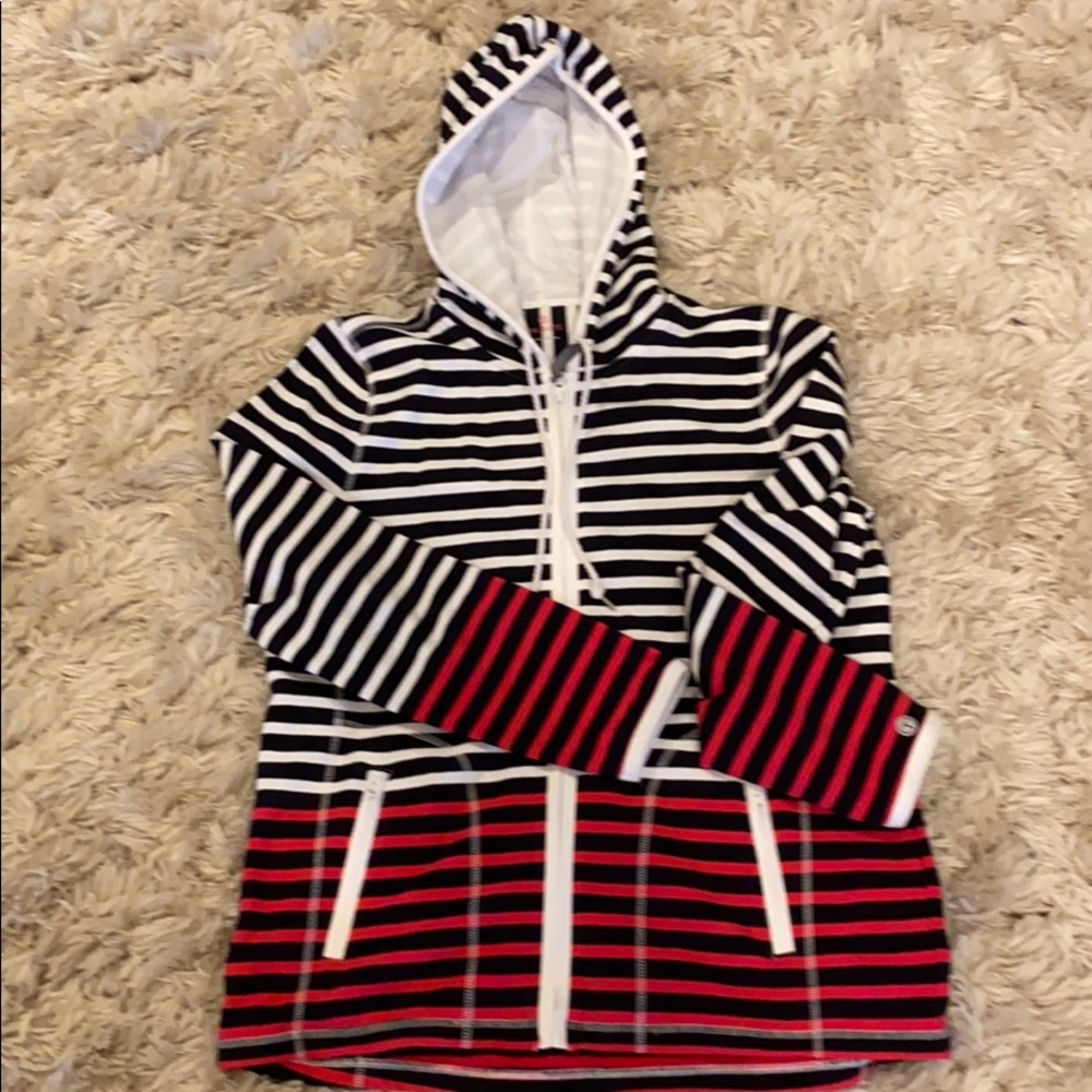Talbots active zip up jacket large